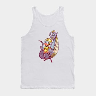 Dragon And Girl Tank Top